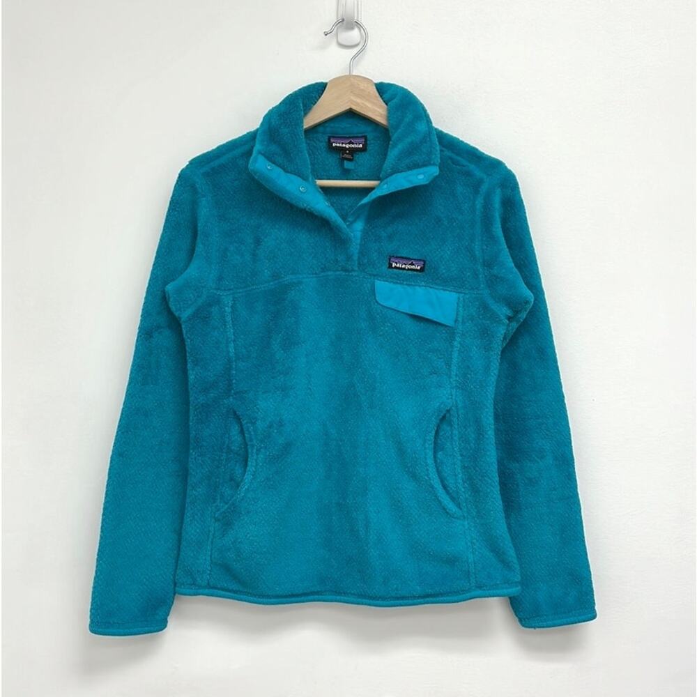 Patagonia Re-Tool Snap-T Pocket Polartec Fleece Kangaroo Pocket Hiking - Small